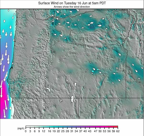 Oregon weather map - click to go back to main thumbnail page