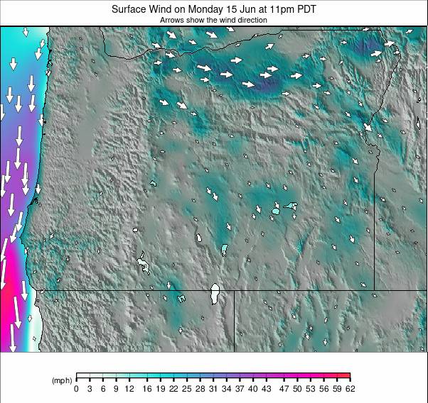 Oregon weather map - click to go back to main thumbnail page