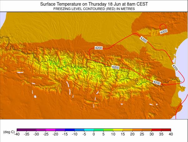 Pyrenees weather map - click to go back to main thumbnail page