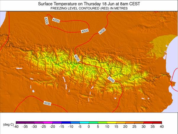 Pyrenees weather map - click to go back to main thumbnail page