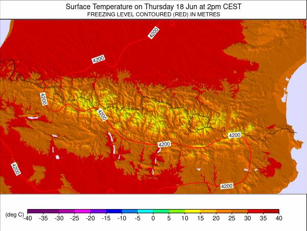 Pyrenees weather map - click to go back to main thumbnail page