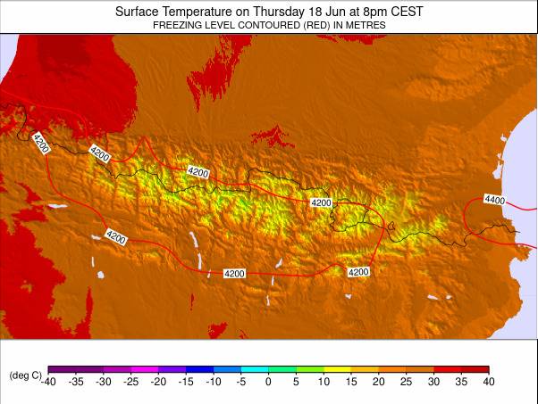 Pyrenees weather map - click to go back to main thumbnail page