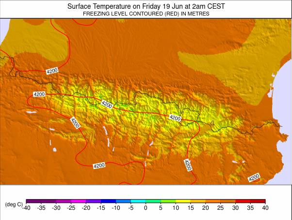 Pyrenees weather map - click to go back to main thumbnail page