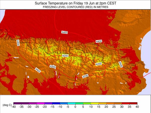 Pyrenees weather map - click to go back to main thumbnail page