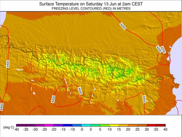 Pyrenees weather map - click to go back to main thumbnail page