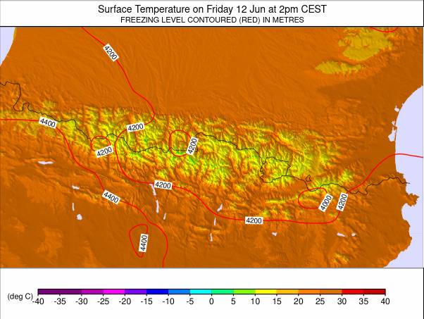 Pyrenees weather map - click to go back to main thumbnail page