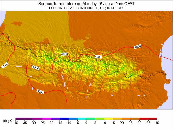 Pyrenees weather map - click to go back to main thumbnail page