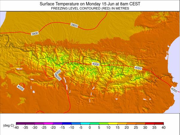 Pyrenees weather map - click to go back to main thumbnail page