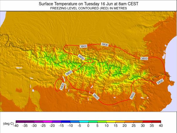 Pyrenees weather map - click to go back to main thumbnail page