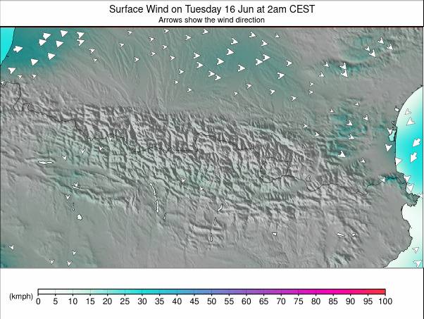 Pyrenees weather map - click to go back to main thumbnail page