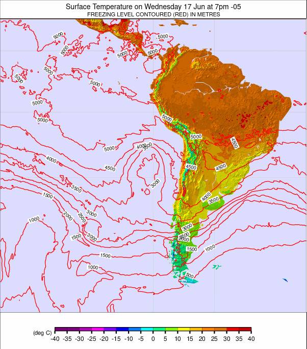 South America weather map - click to go back to main thumbnail page