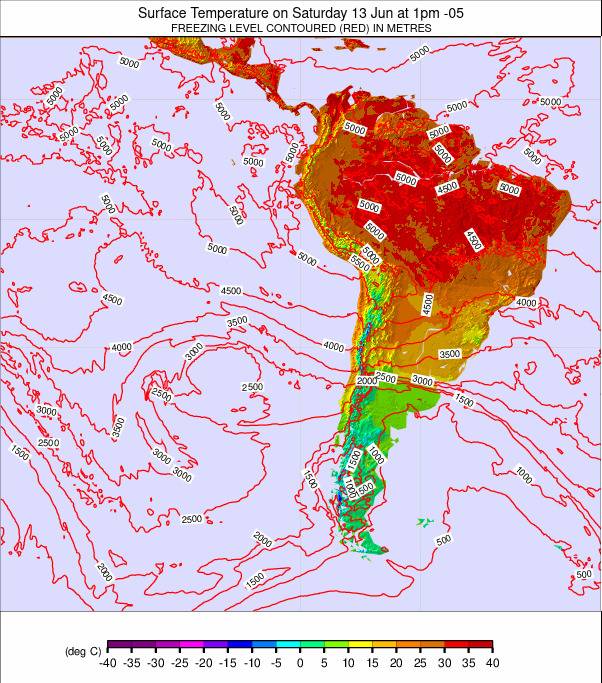 South America weather map - click to go back to main thumbnail page