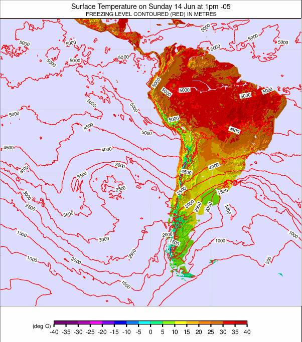 South America weather map - click to go back to main thumbnail page