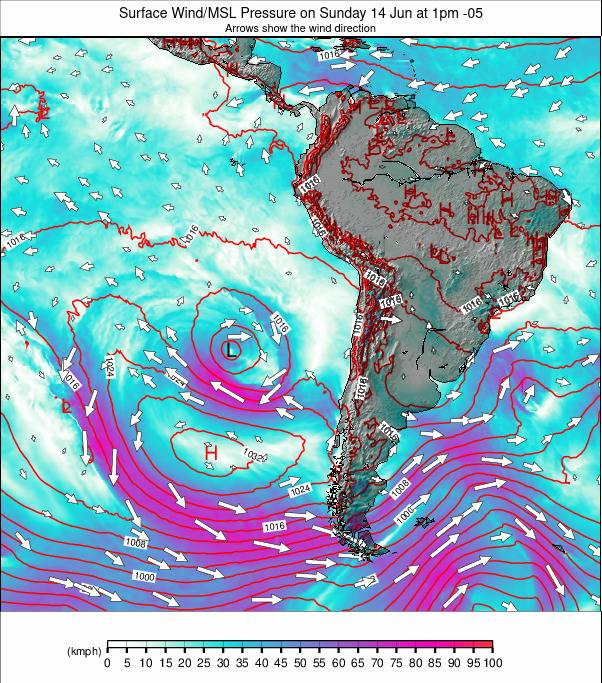 South America weather map - click to go back to main thumbnail page