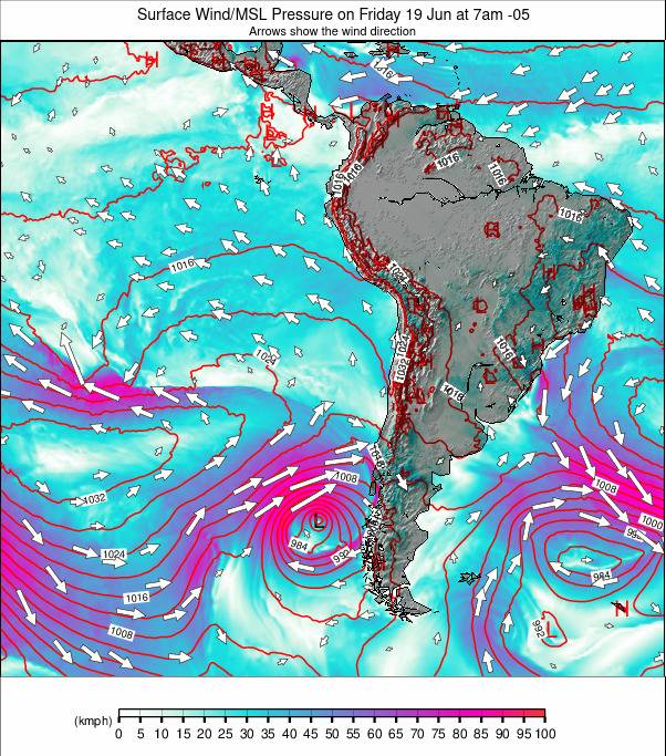 South America weather map - click to go back to main thumbnail page