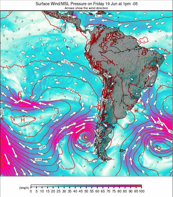 South America weather map - click to go back to main thumbnail page