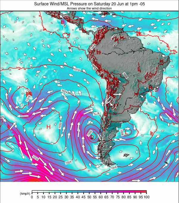 South America weather map - click to go back to main thumbnail page