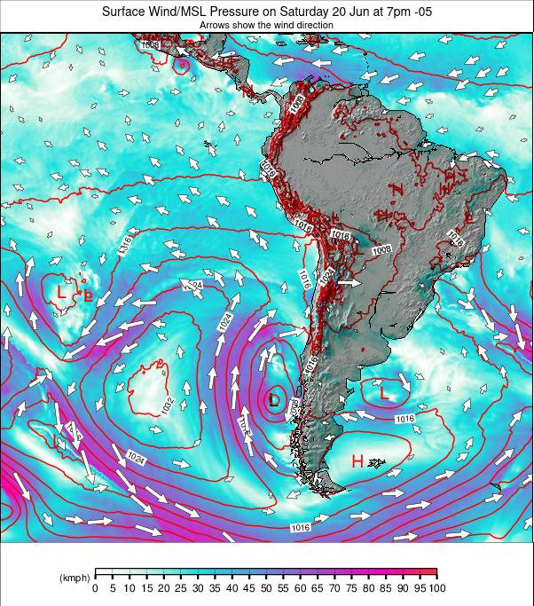 South America weather map - click to go back to main thumbnail page