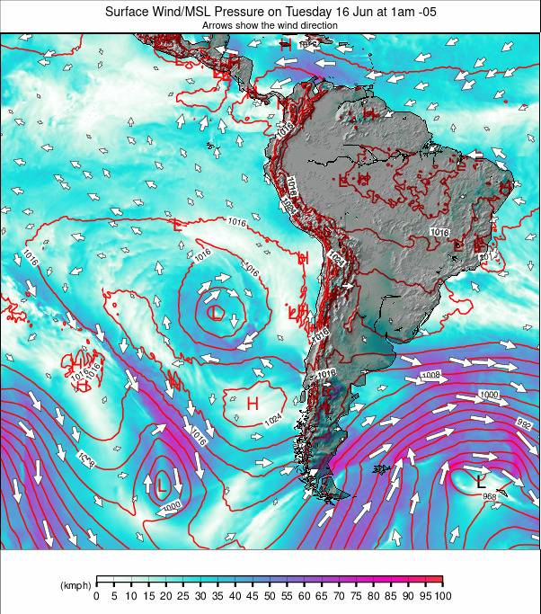 South America weather map - click to go back to main thumbnail page