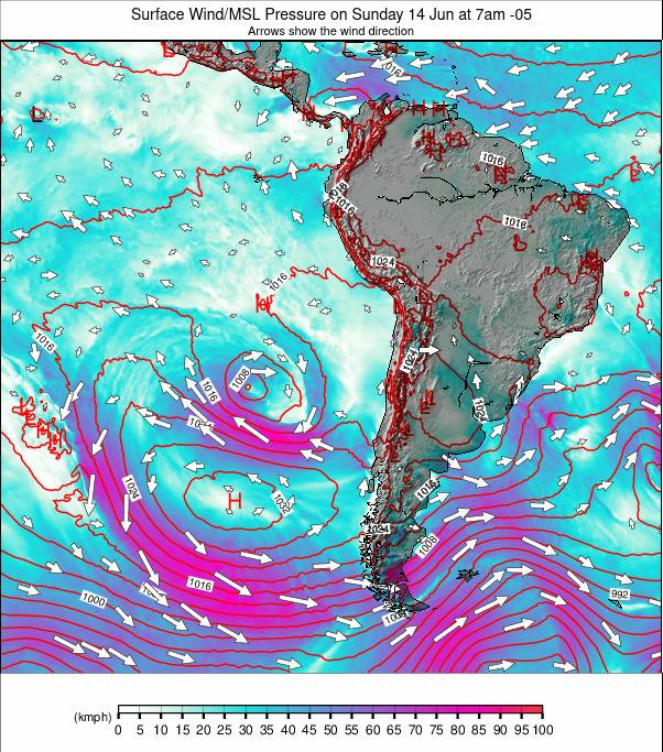 South America weather map - click to go back to main thumbnail page