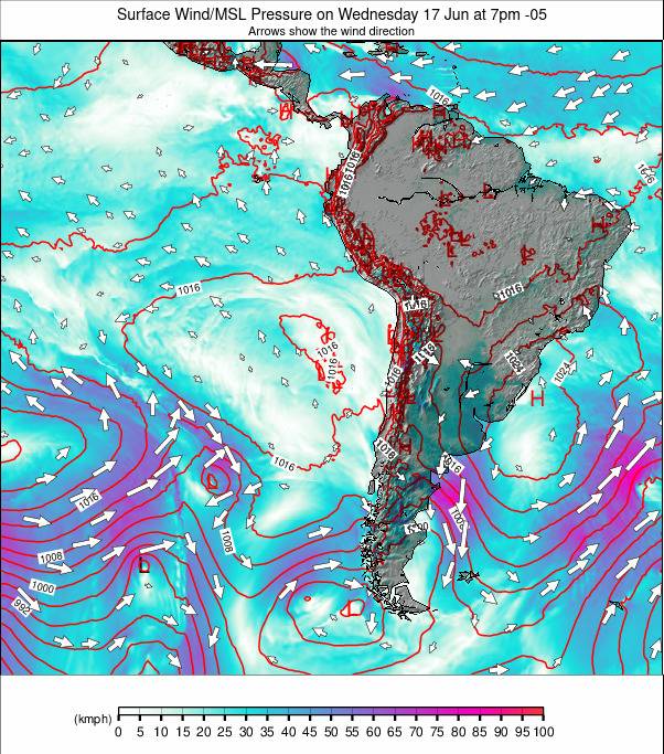 South America weather map - click to go back to main thumbnail page