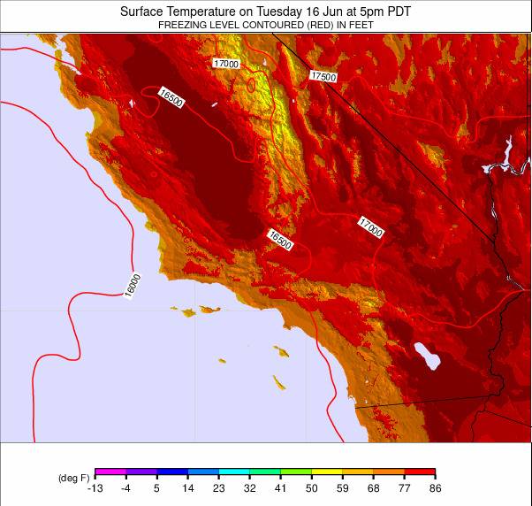 South California weather map - click to go back to main thumbnail page