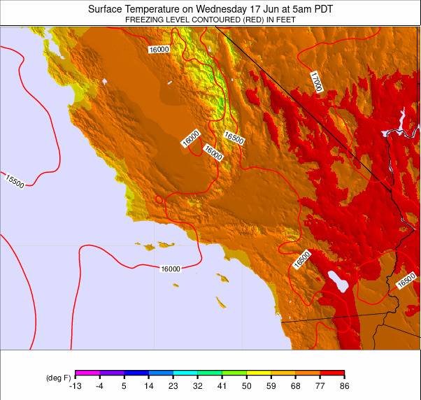 South California weather map - click to go back to main thumbnail page