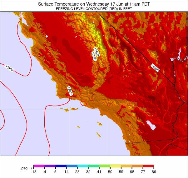 South California weather map - click to go back to main thumbnail page