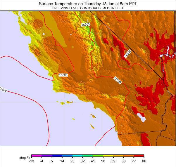 South California weather map - click to go back to main thumbnail page