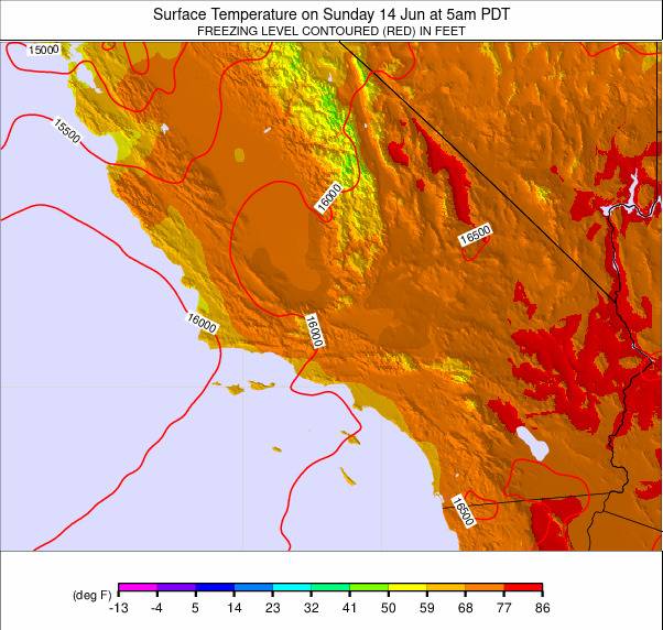 South California weather map - click to go back to main thumbnail page