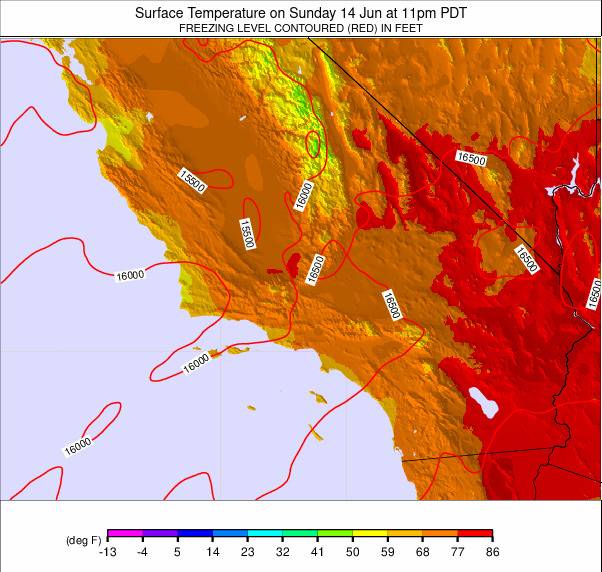 South California weather map - click to go back to main thumbnail page