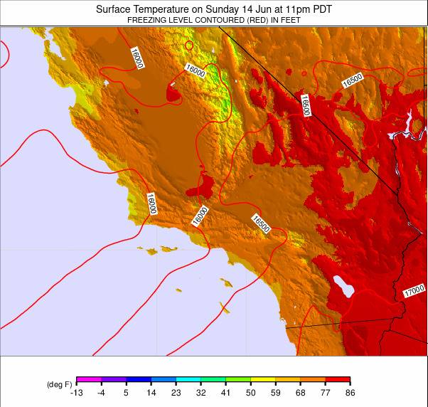 South California weather map - click to go back to main thumbnail page