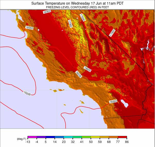 South California weather map - click to go back to main thumbnail page
