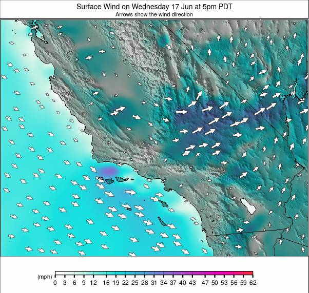 South California weather map - click to go back to main thumbnail page