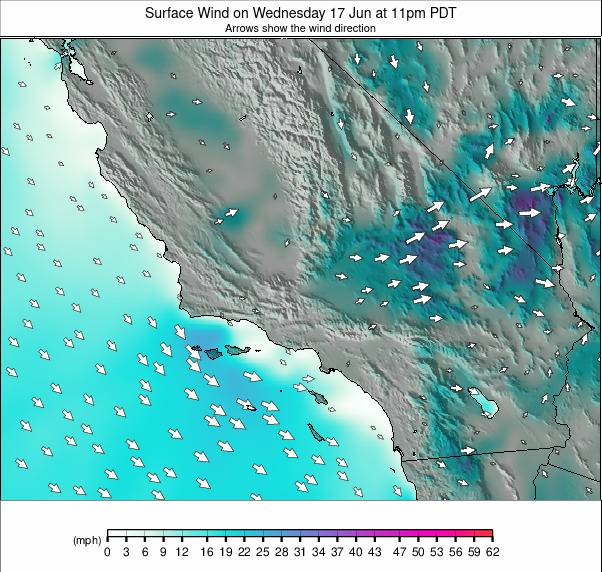 South California weather map - click to go back to main thumbnail page