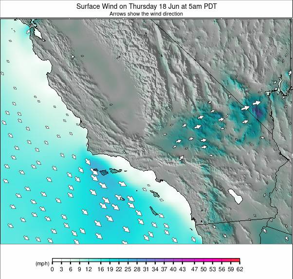 South California weather map - click to go back to main thumbnail page