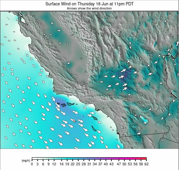 South California weather map - click to go back to main thumbnail page