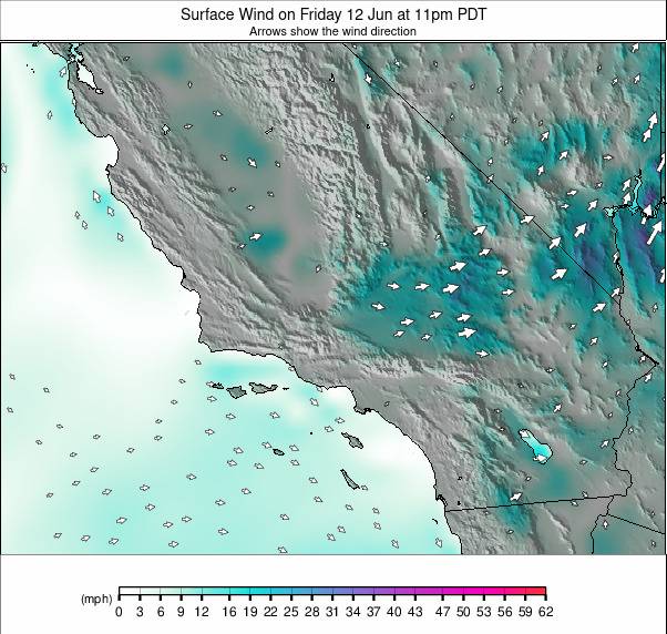 South California weather map - click to go back to main thumbnail page