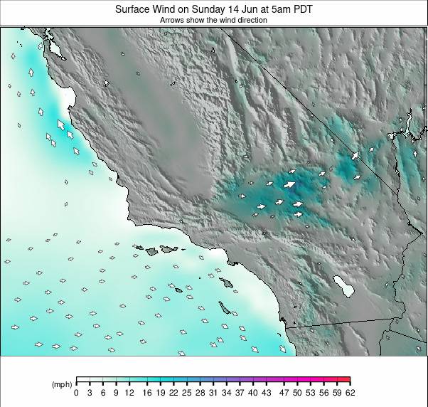 South California weather map - click to go back to main thumbnail page