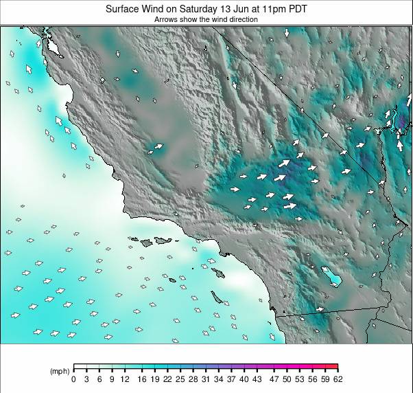 South California weather map - click to go back to main thumbnail page