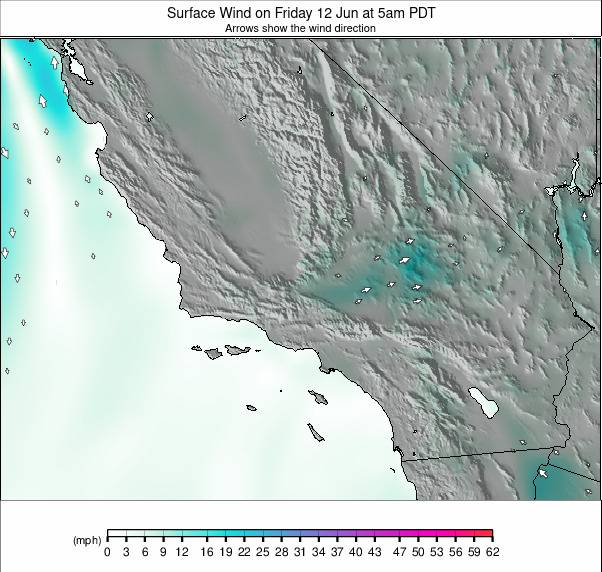South California weather map - click to go back to main thumbnail page
