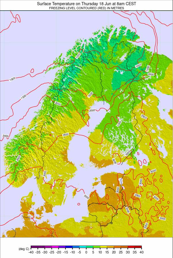 Scandinavia weather map - click to go back to main thumbnail page