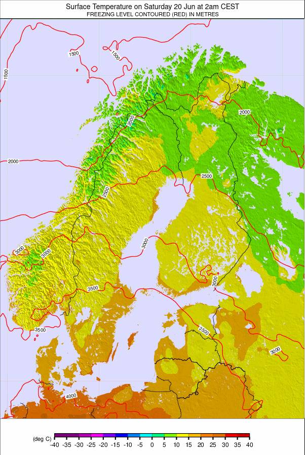 Scandinavia weather map - click to go back to main thumbnail page