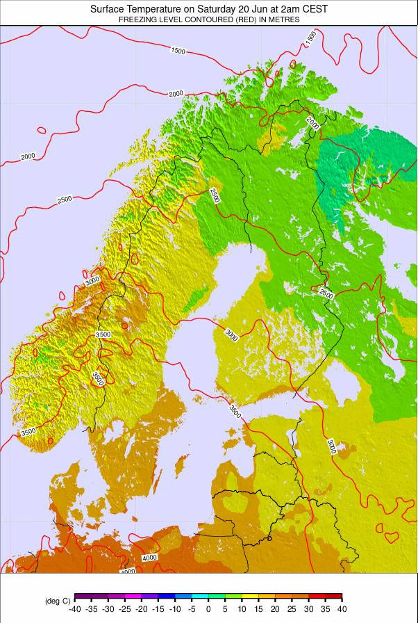 Scandinavia weather map - click to go back to main thumbnail page