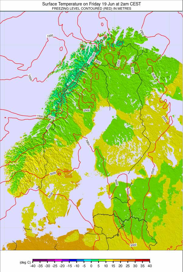 Scandinavia weather map - click to go back to main thumbnail page
