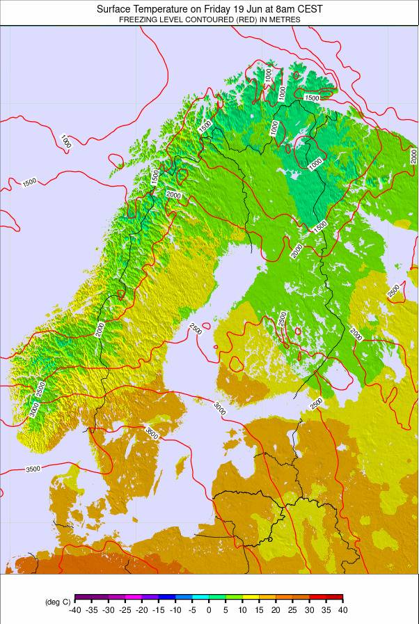 Scandinavia weather map - click to go back to main thumbnail page