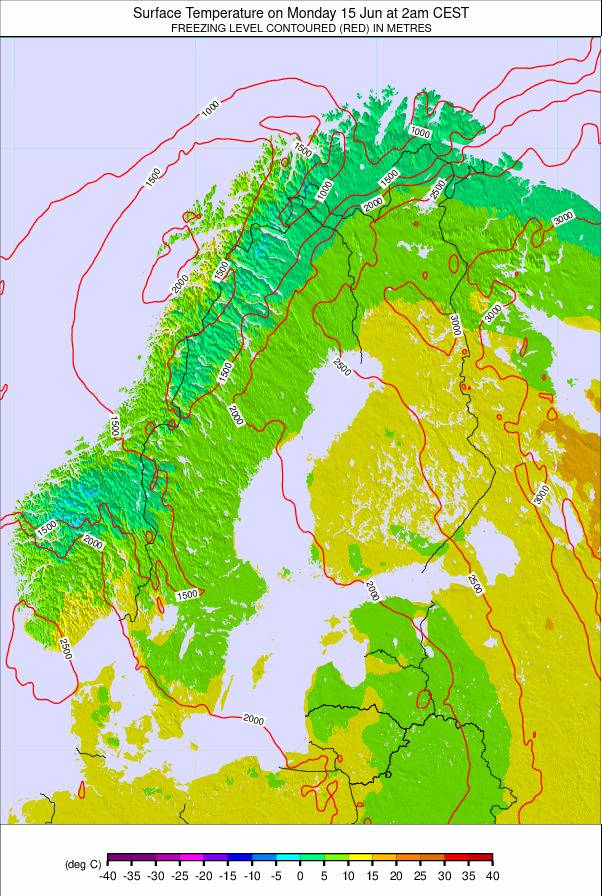 Scandinavia weather map - click to go back to main thumbnail page