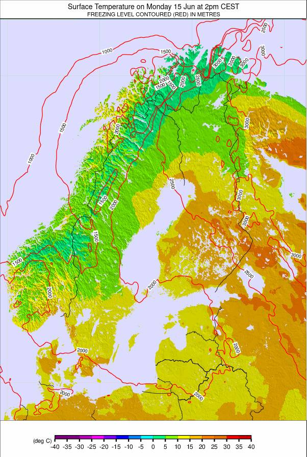 Scandinavia weather map - click to go back to main thumbnail page
