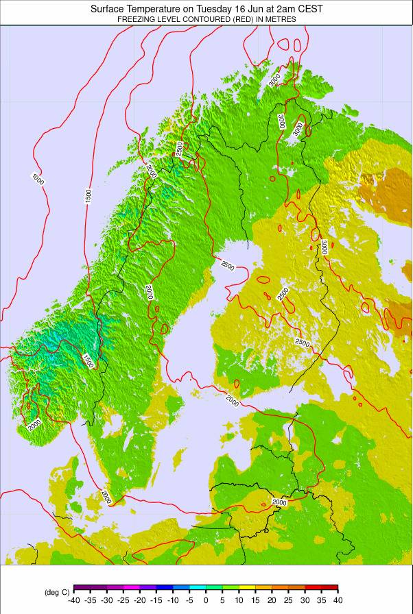 Scandinavia weather map - click to go back to main thumbnail page