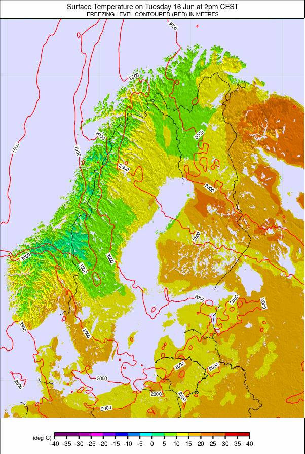 Scandinavia weather map - click to go back to main thumbnail page